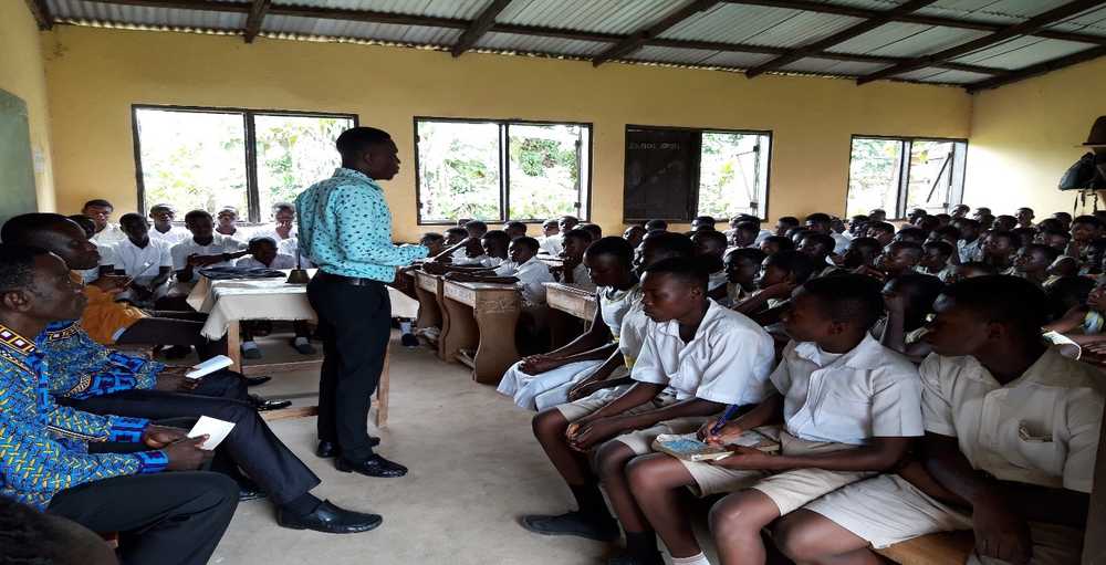 Gallopers Conference and awards Presentation to Excellent pupils at Anweam D/A Junior High School, Anweam, Eastern Region, Ghana 2019.